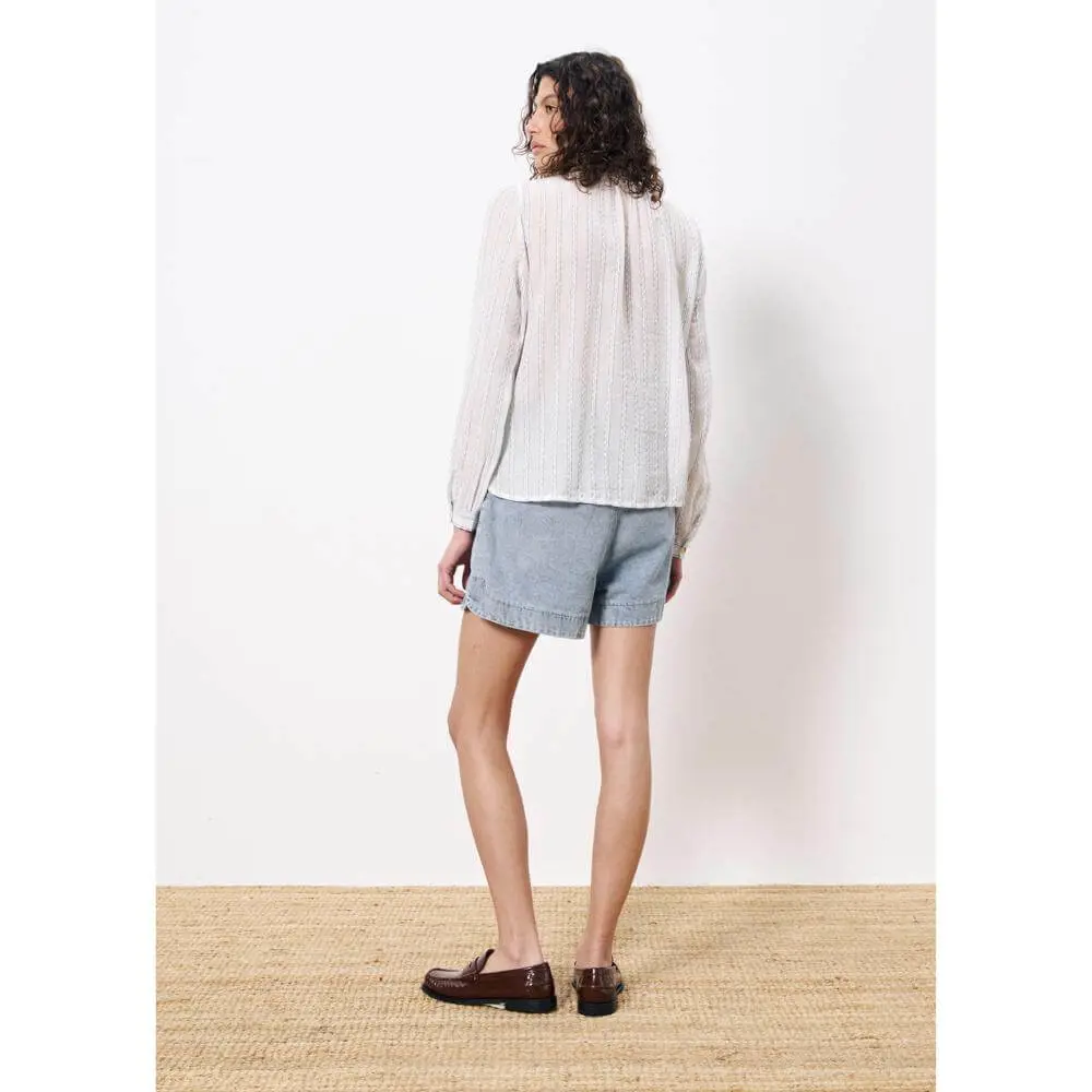 FRNCH Celena White Shirt